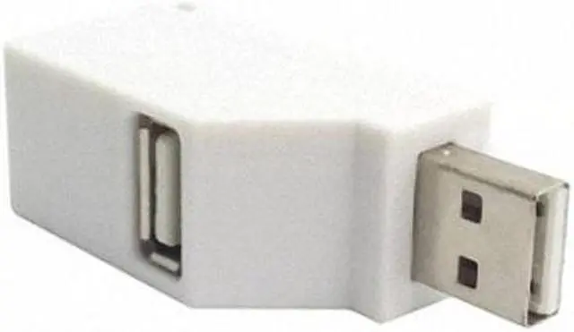 Alt view image 3 of 7 - Jimier Cable White Vertical Type USB 2.0 3 Ports Hub Bus power For Mouse & Flash Disk & Laptop Macbook Notebook PC