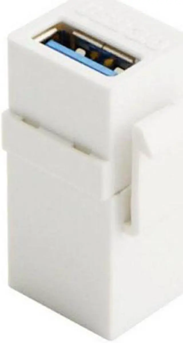 Alt view image 2 of 5 - Shenzhong USB 3.0 A Female to A Female Extension Keystone Jack Coupler Adapter for Wall Plate Panel USB Cable