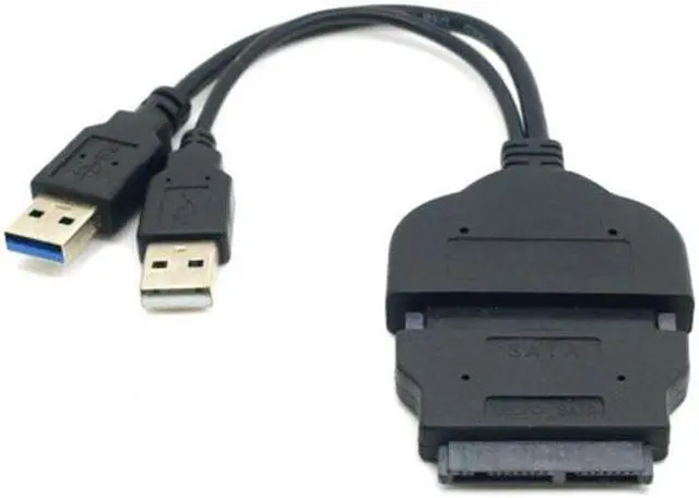 Alt view image 2 of 6 - Shenzhong 1set USB 3.0 to SATA 22Pin & SATA to 16Pin Micro SATA Adapter for 1.8" 2.5" Hard Disk Driver With Extral USB Power Cable