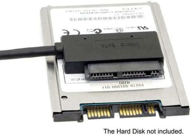 Alt view image 3 of 7 - Jimier Cable USB 3.0 to Micro SATA 7+9 16 Pin 1.8" 90 Degree Angled Hard Disk Driver SSD Adapter Cable 10cm