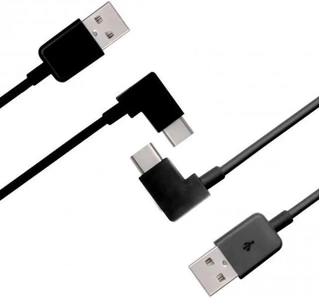 Main image of Chenyang Cable 20cm Right Angled Type C USB-C to USB 2.0 Cable 90 Degree Connector for Tablet  & Mobile Phone