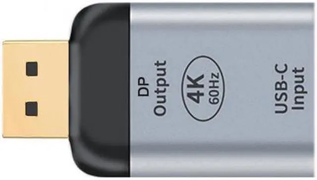 Alt view image 2 of 7 - Cablecc CY UC-012-DPF USB-C Type C Female Source to Displayport DP Sink HDTV Adapter 4K 60hz 1080p for TabletPhoneLaptop