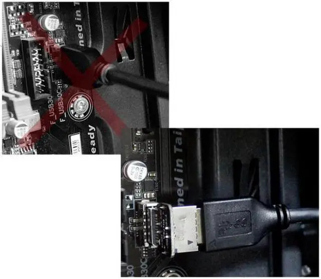 Alt view image 7 of 7 - Chenyang Cable 2pcs USB 3.1 Front Panel Header Male to Female Type-E Motherboard Extension Data Adapter