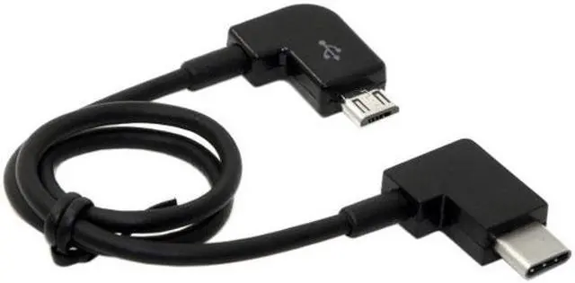 Alt view image 4 of 6 - Chenyang Cable Remote Controller Data Cable Type-C to Micro USB for DJI Mavic Pro Platinum Mavic Pro RC Accessories