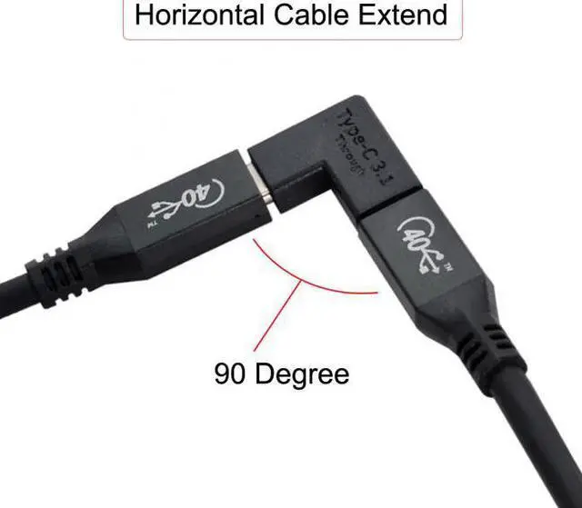 Alt view image 6 of 7 - HKCY UC-077 3pcs/lot USB 3.1 Type C Male Female to USB-C Female Power Data 10Gbps Adapter for NS SwitchPhone