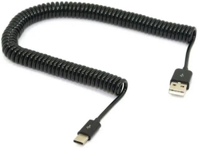 Alt view image 5 of 6 - Xiwai Cable Stretch 3m USB-C 3.1 Type C Male to Standard USB 2.0 A Male Data Cable for Nokia N1 Tablet & Mobile Phone
