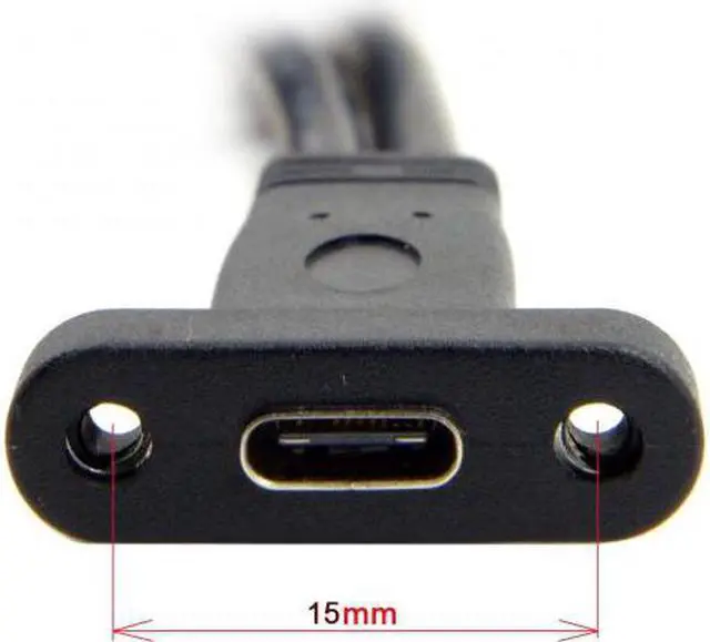 Alt view image 5 of 7 - CYSM Single Port USB 3.1 Type C USB-C Female to USB 3.0 Motherboard 19pin Header Cable 40cm