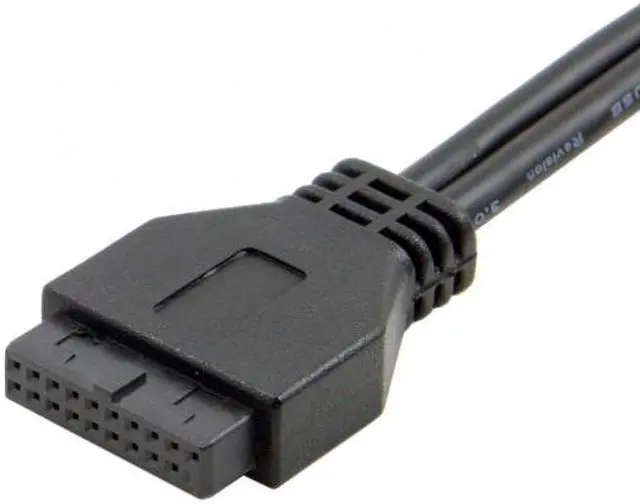 Alt view image 6 of 7 - CYSM Single Port USB 3.1 Type C USB-C Female to USB 3.0 Motherboard 19pin Header Cable 40cm
