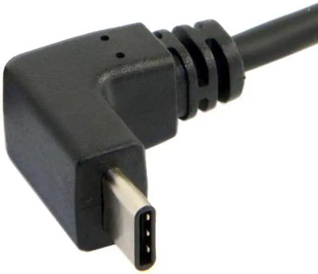 Alt view image 6 of 8 - CYSM USB 3.1 USB-C Reversible Angled to 90 Degree Up Angled A Male Data Cable for Macbook & Tablet & Phone