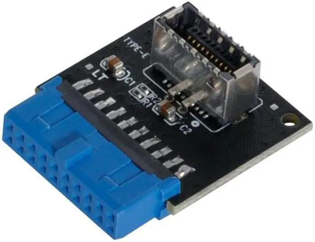 Alt view image 6 of 6 - Chenyang Cable USB 3.1 Front Panel Socket Key-A Type-E to USB 3.0 20Pin Header Male Extension Adapter for Motherboard