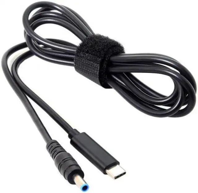 Alt view image 7 of 7 - Jimier Cable Type C USB-C Input to DC 4.5*3.0mm Power PD Charge Cable for Laptop 18-20V