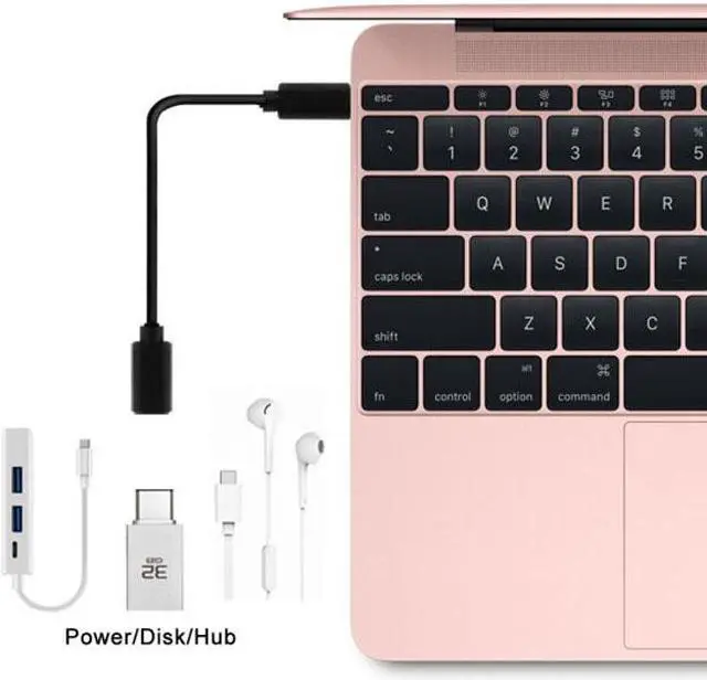 Alt view image 6 of 6 - Jimier Cable USB-C USB 3.1 Type C Male to Female Extension Data Cable for Macbook Tablet Mobile Phone 60cm