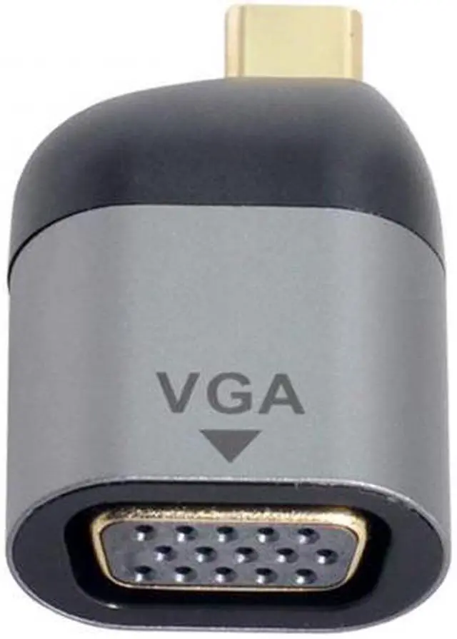 Alt view image 4 of 7 - Jimier Cable USB-C Type C to VGA Converter Monitor Adapter 1080p 60hz for Tablet & Phone & Laptop