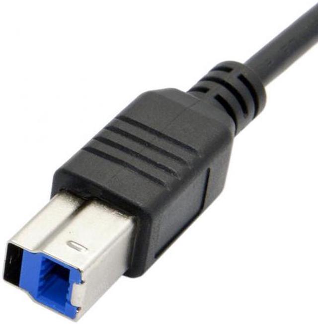 Alt view image 2 of 7 - Chenyang Cable USB-C USB 3.1 Type C Male Connector to USB Standard B Male Data Cable for Apple Macbook & Laptop Black