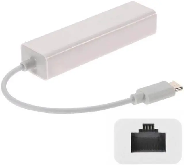Main image of CYSM USB-C Type C Male to 100Mbps Ethernet Network LAN Adapter for Apple Macbook & Laptop PC