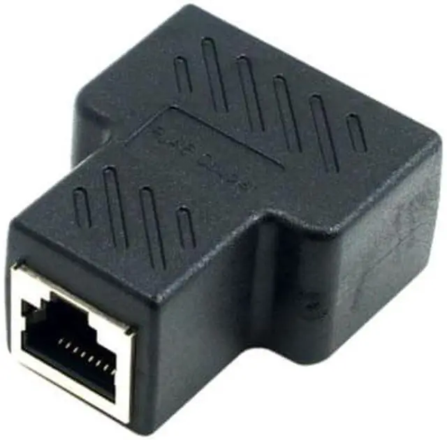 Alt view image 4 of 5 - CYSM STP UTP Cat6 RJ45 8P8C Plug To Dual RJ45 Splitter Network Ethernet Patch Cord Adapter