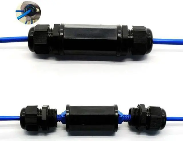 Alt view image 7 of 7 - Cablecc CY UT-012 Locking Waterproof CAT6 RJ45 Female to Female Lan Ethernet Network Extension Adapter Coupler