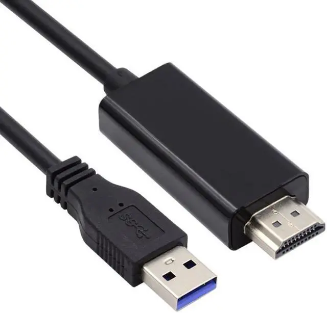 Alt view image 2 of 7 - Chenyang USB3.0 Male to HDMI Male Cable USB 3.0 Source HDMI Sink Converter For Desktop Laptop PC Adapter 1.8m 1080P Projector Video Monitor Cable