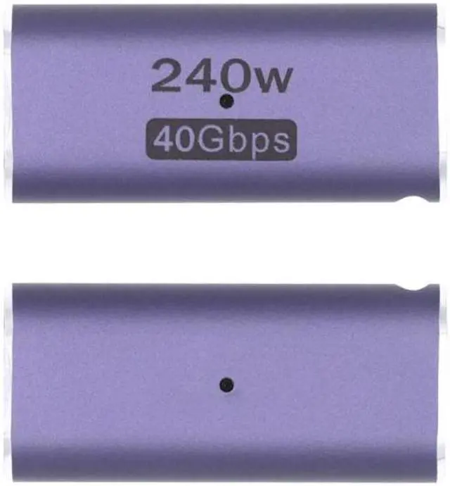 Main image of Jimier USB4 Type C Female to Female 240W Power 40Gbps Data 8K Video Extender Adapter for NS Phone Laptop