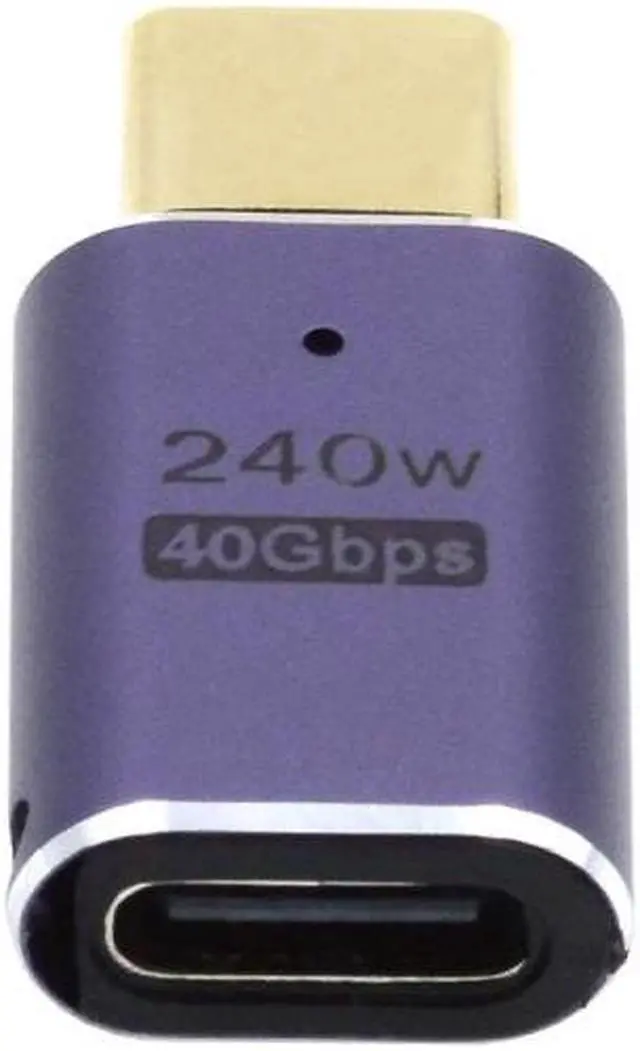 Main image of Jimier USB4 Type C Male to Female 240W Power 40Gbps Data 8K Video Adapter for NS Phone Laptop