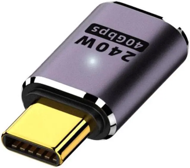Alt view image 2 of 7 - Jimier USB4 Type C Male to Female 240W Power 40Gbps Data 8K Video Adapter for NS Phone Laptop