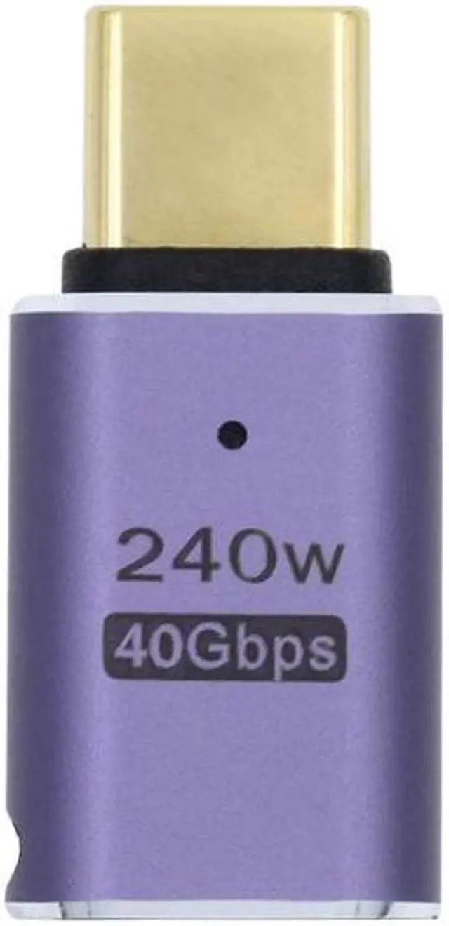 Alt view image 3 of 7 - Jimier USB4 Type C Male to Female 240W Power 40Gbps Data 8K Video Adapter for NS Phone Laptop