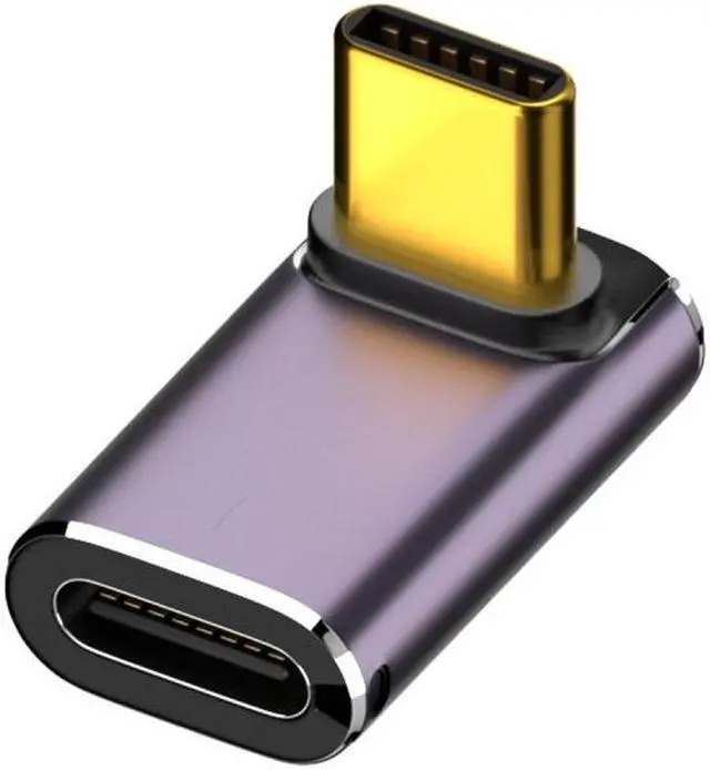 Alt view image 2 of 7 - Cablecc USB4 Type C Male to Female 240W Power 40Gbps Data 8K Video Adapter Up Down Angled for NS Phone Laptop