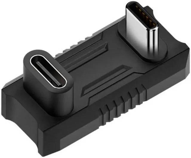 Alt view image 2 of 7 - Jimier 20Gbps USB3.1 Type C Male to Female Power Data Video Adapter Opposite U Shape Back Angled Compatible with ROG Ally Steam Deck Phone NS Switch