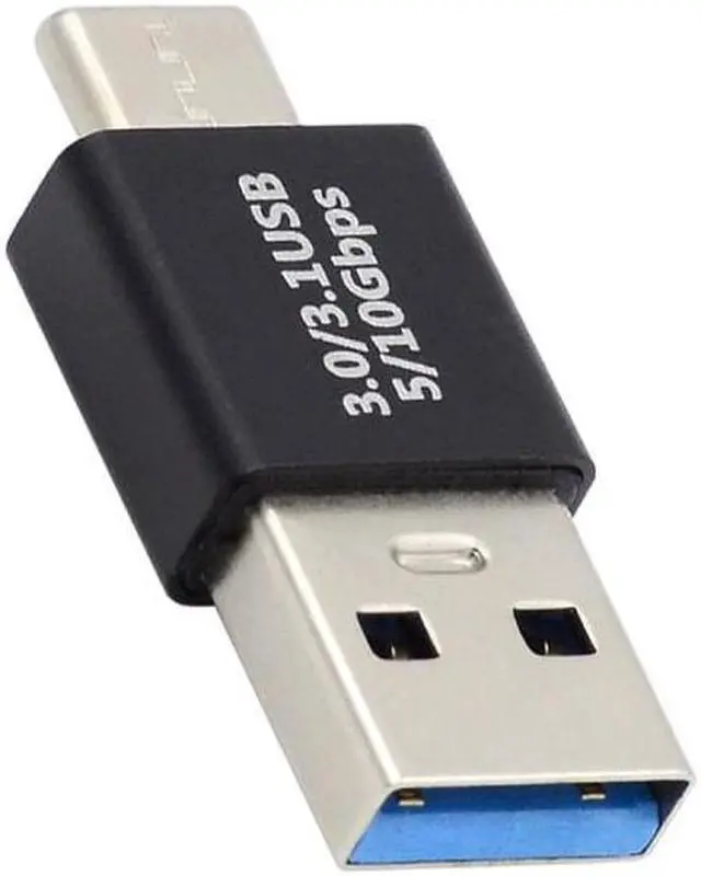 Alt view image 2 of 7 - Jimier USB3.0 Type A Male to USB 3.1 Type C Male Data 10Gbps Charge Adapter for Laptop Phone
