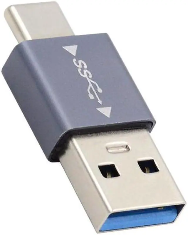Alt view image 2 of 7 - Jimier USB 3.1 Type C Male OTG to USB3.0 Type A Male Data 10Gbps Charge Adapter for Laptop Phone