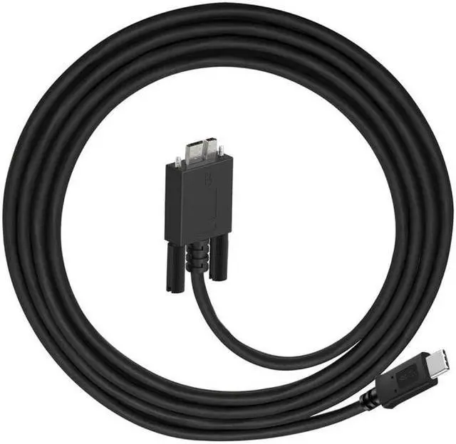 Alt view image 7 of 7 - Jimier 5Gbps USB-C Type-C Host to Micro USB3.0 Screw Mount Straight Cable for Industrial Camera Storage