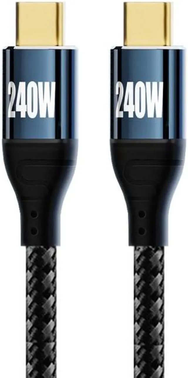 Alt view image 3 of 7 - Jimier 2.0M USB-C 240W Type-C Cable 480Mbps 48V 5A Compatible with USB2.0 100W Charging for Laptop Tablet Phone