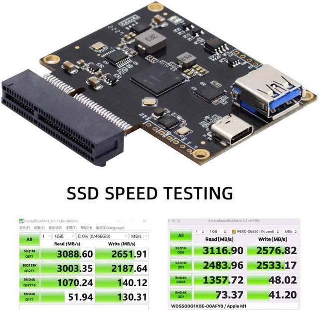 Alt view image 7 of 7 - HKCY Type-C USB4 40Gbps to PCI-E SSD 4x Graphics Card Converter Cable USB4.0 40Gbps JHL7440 Chipset