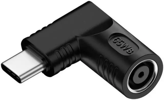 Alt view image 2 of 7 - Chenyang DC Jack 7.4x5.0mm Input to USB-C Type-C Angled 90 Degree Power Plug Charge Adapter for Laptop Phone
