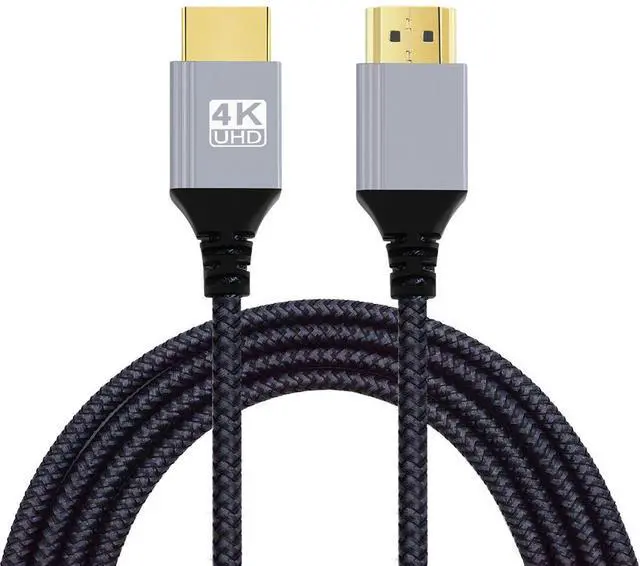 Main image of Jimier 0.3m HDMI 2.0 Male to HDMI Type-A Male 4K 60hz Cable with Sleeve Straight Connector for HDTV Computer Laptop Monitor