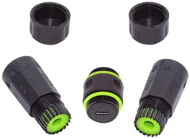 Main image of Jimier M20 Locking IP68 Waterproof Type-C 10Gbps USB3.1 Female to USB-C Female Extension Adapter Coupler