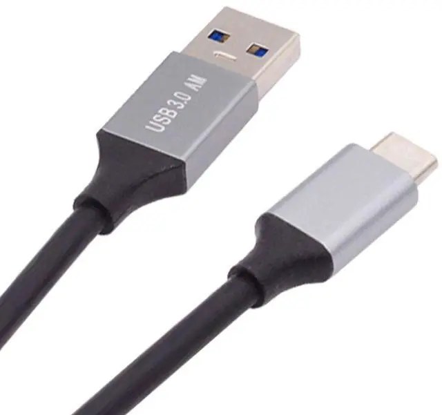 Main image of Jimier 30cm 10Gbps USB 3.1 Type C Male to USB3.0 Type A Male Data Power Cable 5V3A for Laptop Phone Disk