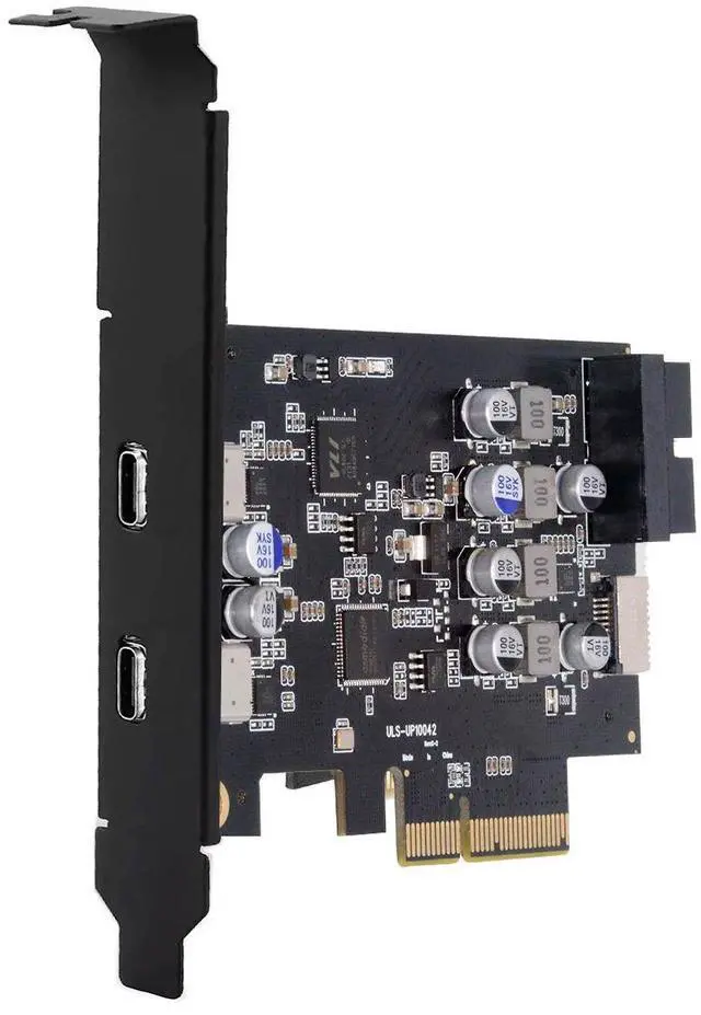 Main image of Jimier 10Gbps Type-E USB 3.1 Front Panel Socket & USB3.0 19Pin/20Pin & Dual Type-C USB-C to PCI-E Express Card Adapter ASM3142 VL822