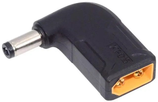 Main image of Jimier XT60 Male SC100 Protocol to DC 5.5x2.1mm Male Fast Charging Angled Horizontal Adapter for RC Lipo Battery Quadcopter Multicopter Aeromodelling
