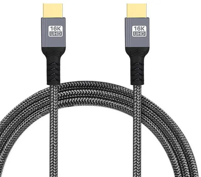 Main image of Jimier 16K 8K UHD HDMI 2.2 Version Type-A Male to HDMI Male HDTV Cable for HDTV Desktop Laptop Monitor (100cm)