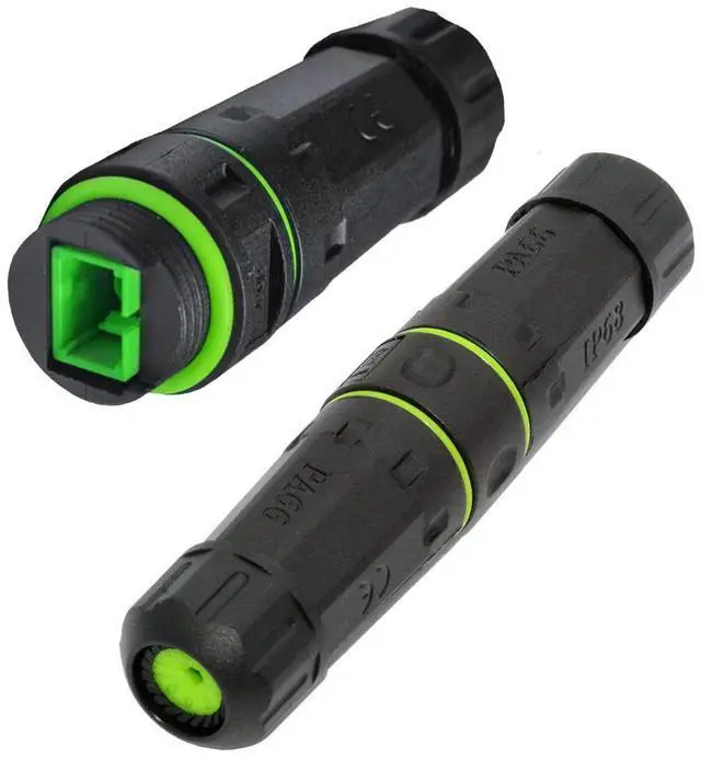 Main image of Jimier M20 Locking IP68 Waterproof SC Female to SC Female Singlemode Fiber Optic Patch Internet Networking Extension Adapter Coupler