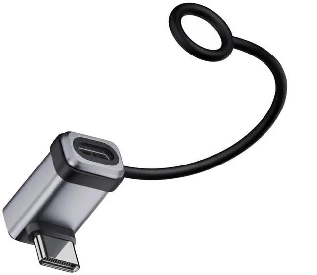 Main image of Jimier 90 Degree USB5.0 80Gbps Male to Female Up Down Angled Extension Adapter with Lanyard Keychain 240W 16K 8K 5K Compatible with USB4.0 Thunderbolt3/4/5