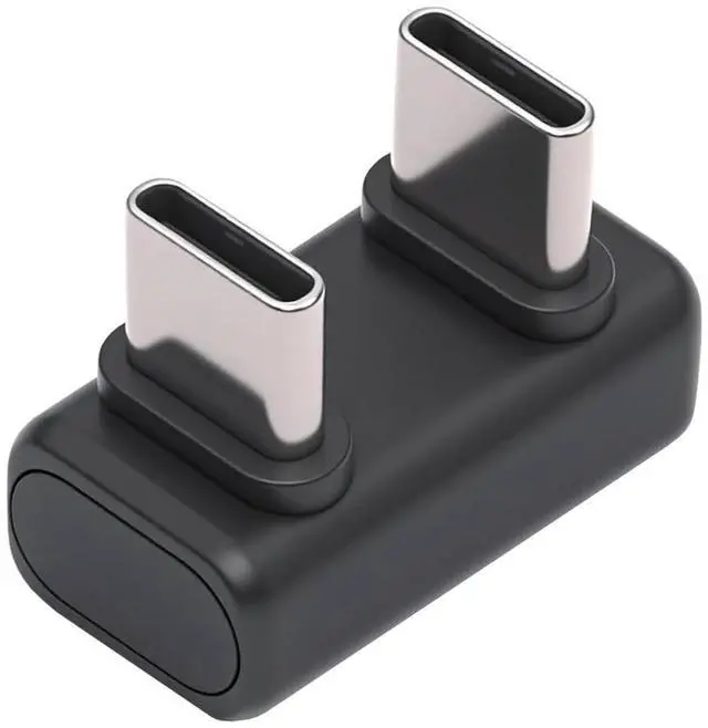 Main image of Jimier USB5.0 80Gbps Male to Male Extension Adapter Opposite U Shape Back Angled with 240W 16K 8K 5K Compatible with USB4.0 Thunderbolt3/4/5