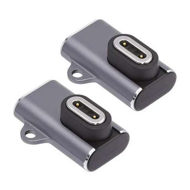 Main image of Jimier 2pcs/lot Magnetic Smart Watch Charging Adapter Horizontal USB Type-C to 2-Pin Compatible with IMOO Z6 Z6S Z6Pro Z7 Z7A Z7S Z8 Z8A Z9 Z10 Z11