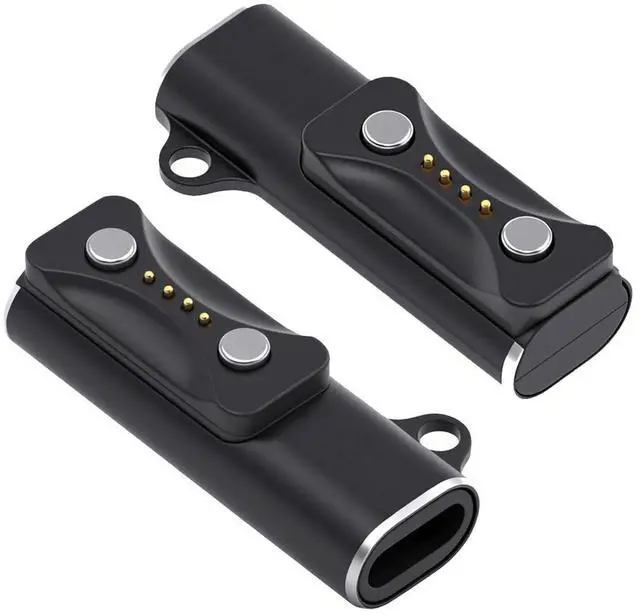 Main image of Jimier 2pcs/lot Magnetic Smart Watch Charging Adapter USB Type-C to 2-Pin Compatible with Polar Vantage V3 M3 Pacer Pro IGNITE3 Grit X2