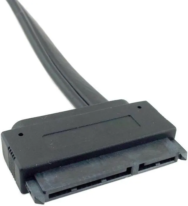 Alt view image 5 of 5 - Jimier 2.5" inch Hard Disk Drive SATA 22Pin TO Esata Data + USB Powered Cable 50cm SA-075