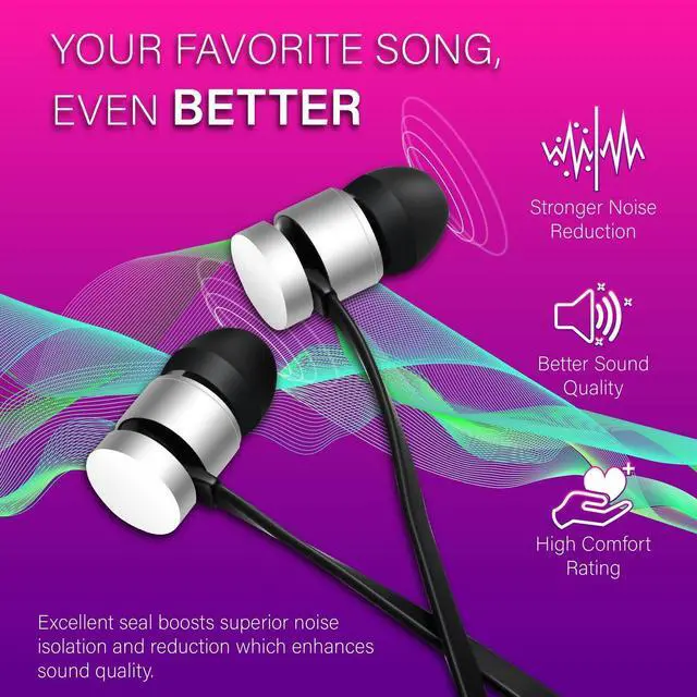 Alt view image 2 of 6 - 3 Pairs Small Soft Silicone Ear Tips for 4.5-5.5mm Earphone  Wireless Ear Buds
