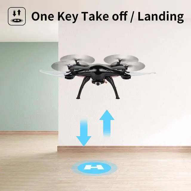 Alt view image 6 of 6 - X5SW RC Drone 4K HD Camera WIFI FPV Drone Camera RC Quadcopter with Battery