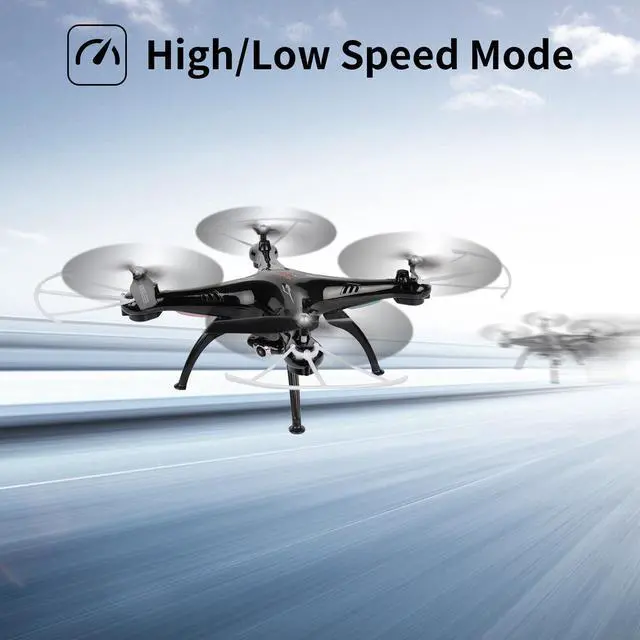 Alt view image 5 of 6 - X5SW RC Drone 4K HD Camera WIFI FPV Drone Camera RC Quadcopter with Battery
