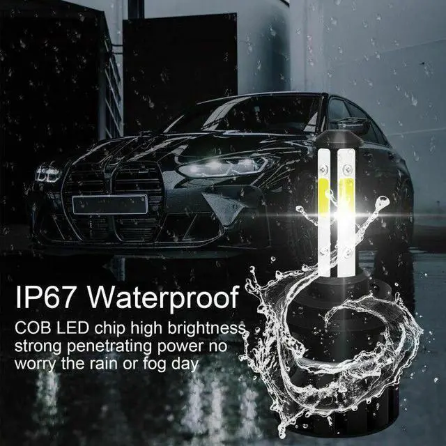 Alt view image 5 of 6 - For Hyundai Sonata 2011 2012 2013 2014 LED Headlight Bulbs +Fog Lamp Combo Kit
